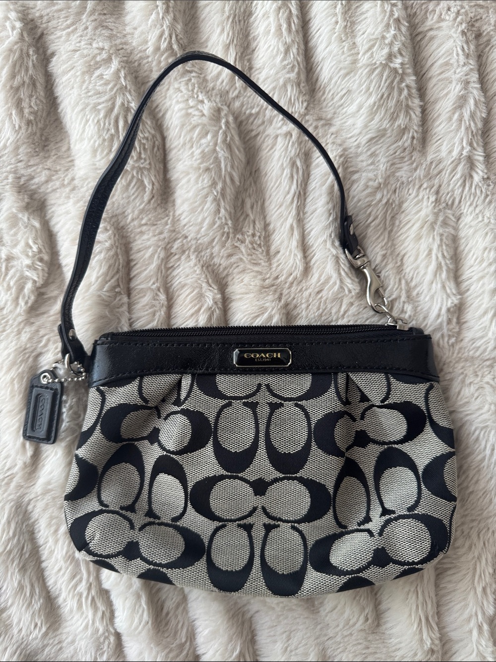 Coach Signature Wristlet